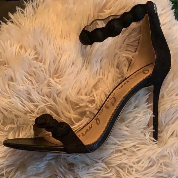 Sam Edelman Shoes - SAM EDELMAN ADDISON LEATHER & VELVET STILETTO SZ 7